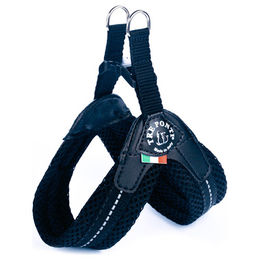 Tre Ponti Easy Fit Soft Mesh Sportgeschirr für kleine Hunde Schwarz Größe 3 – Bild 1 von 2