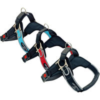 Produktbild von Tre Ponti Forza Reflexion Hundegeschirr waterproof Blau Größe L