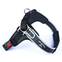 Tre Ponti Forza Sportgeschirr für große Hunde Schwarz XXL mit reflektierendem Rand – Bild 1 von 3