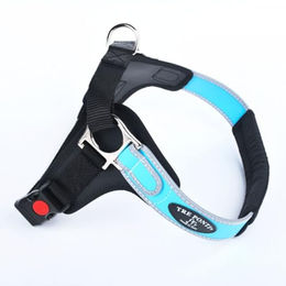 Tre Ponti Forza Sportgeschirr für Hunde mit reflektierendem Rand Blau Größe XL – Bild 1 von 4