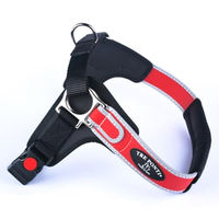 Produktbild von Tre Ponti Forza Sportgeschirr für Hunde mit reflektierendem Rand Rot Größe M waterproof