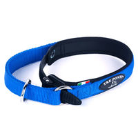 Produktbild von Tre Ponti Halsband Primo für große Hunde aus Nylon in Blau XL 51-61 cm