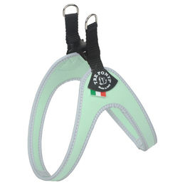 Produktbild von Tre Ponti Hundegeschirr Easy Fit Classic mit Click-Verschluss und reflektierendem Rand in Mint/Türkis Größe XS