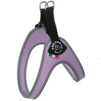Produktbild von Tre Ponti Hundegeschirr Easy Fit Classic mit Click-Verschluss und reflektierendem Rand Lila Größe XL 52-55 cm