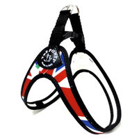 Produktbild von Tre Ponti Hundegeschirr Easy Fit Nations Mini mit Click-Verschluss Bunt 25-29 cm für bis zu 3 kg