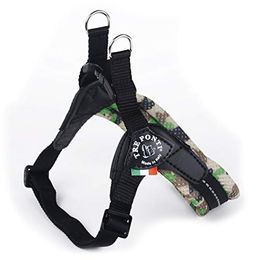 Tre Ponti Hundegeschirr Easy Fit Soft Mesh Camouflage Orange Größe S 28-38cm – Bild 1 von 2
