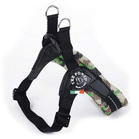 Produktbild von Tre Ponti Hundegeschirr Easy Fit Soft Mesh Camouflage Orange Größe S 28-38cm
