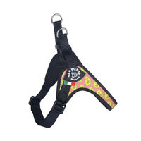 Produktbild von Tre Ponti Hundegeschirr Easy Fit Vibes Avocado Flamingo mit verstellbarem Bauchgurt Farbe Avocado Größe 4 56-70 cm bis 14 kg