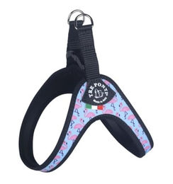 Tre Ponti Hundegeschirr Easy Fit Vibes Flamingo Rosa Gr. 1.5 30-35cm bis 4kg – Bild 1 von 2