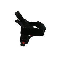Produktbild von Tre Ponti Hundegeschirr Linea Flash Schwarz mit verstellbarem Bauchgurt für große Rassen 70-85 cm