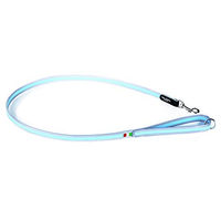 Produktbild von Tre Ponti Hundeleine Easy aus Nylon mit reflektierendem Rand Hellblau 110 cm