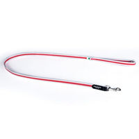 Produktbild von Tre Ponti Hundeleine Easy aus Nylon mit reflektierendem Rand Rot 110 cm