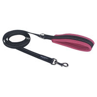 Produktbild von Tre Ponti Hundeleine Economic Mesh mit Handgriff und reflektierender Naht Himbeerrosa 100 cm x 1,5 cm