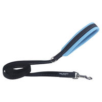 Produktbild von Tre Ponti Hundeleine TP360 Economic Mesh Hellblau mit reflektierender Naht und Handgriff 100 cm x 1,5 cm