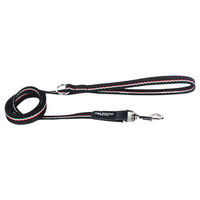 Produktbild von Tre Ponti Hundeleine TP370 Gurtband Schwarz 125 cm für kleine Hunde