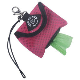 Tre Ponti Hygienic Bag Hundekotbeutel-Spender mit 20 Beuteln und Karabiner in Himbeerrosa - 20 Stk. – Bild 1 von 2