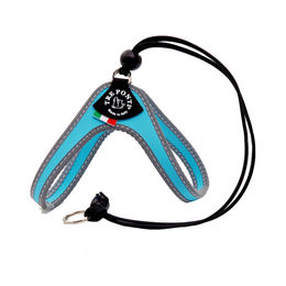 Produktbild von Tre Ponti Liberta Reflexion Hundegeschirr Blau Größe 2 für Kitten