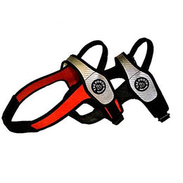 Tre Ponti Primo Carbon Sicherheitsgeschirr für Hunde Rot XXL 100 - 120 cm – Bild 1 von 2