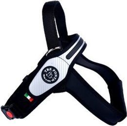 Produktbild von Tre Ponti Primo Classic Hundegeschirr Sportgeschirr Schwarz XL