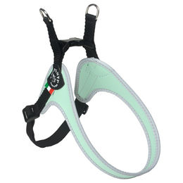 Produktbild von Tre Ponti R250 Easy Fit Hundegeschirr Pastel Mint mit verstellbarem Bauchgurt und reflektierendem Rand