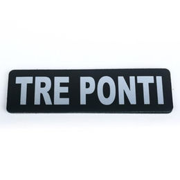 Tre Ponti Reflektierende Klettpatches für Flash Geschirr Etiketten 2er Pack Schwarz – Bild 1 von 2