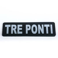Produktbild von Tre Ponti Reflektierende Klettpatches für Flash Geschirr Etiketten 2er Pack Schwarz