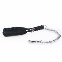Produktbild von Tre Ponti Rocky Chain Hundeleine mit Heavy Duty Metall-Kette Schwarz 65 cm