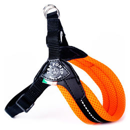 Produktbild von Tre Ponti RR200 Easy Fit Soft Mesh Hundegeschirr mit verstellbarem Bauchgurt und Click-Verschluss Orange