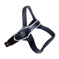 Produktbild von Tre Ponti Sicherheitsgeschirr Primo Classic Schwarz XL mit reflektierendem Rand und wasserabweisender Eigenschaft