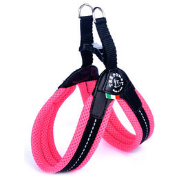 Produktbild von Tre Ponti TF220 Easy Fit Soft Mesh Hundegeschirr aus Nylon mit Click-Verschluss rosa Größe 4