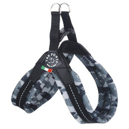 Produktbild von Tre Ponti TP220 Easy Fit Soft Mesh Camouflage Hundegeschirr mit Click-Verschluss Camo-Grau