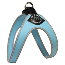 Produktbild von Tre Ponti TP500 Easy Fit Micro Trim Sportgeschirr für Welpen in Blau Schwarz wasserabweisend