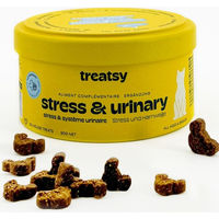Produktbild von Treatsy Nahrungsergänzungsmittel für Katzen zur Beruhigung und Unterstützung der Harnwege 90 Stück
