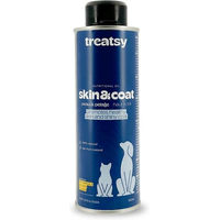 Produktbild von Treatsy Natürliches Fischöl Omega 3 EPA DHA Haut & Fell Supplement für Hunde und Katzen 250g