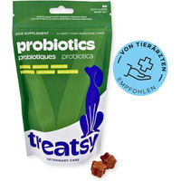 Produktbild von Treatsy Probiotika Leckerli für Hunde zur Unterstützung von Magen und Darm 180g