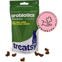 Produktbild von Treatsy Probiotika Leckerli für Katzen zur Unterstützung von Verdauung und Magen-Darm-Gesundheit 90 Stück