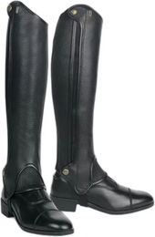 Produktbild von Tredstep Deluxe Minichaps aus Leder in Schwarz Unisex Größe 38/47