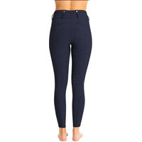 Produktbild von Tredstep Evolute Reithose Damen Full Grip Blau Größe 40