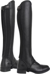 Produktbild von Tredstep Liberty Mini-Chaps aus Leder mit Reißverschluss hinten Schwarz