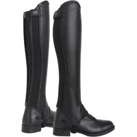 Produktbild von Tredstep Liberty Mini-Chaps aus Leder mit Reißverschluss hinten Schwarz