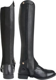 Produktbild von Tredstep Liberty Minichaps aus Leder mit seitlichem Reißverschluss Schwarz
