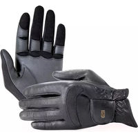 Produktbild von Tredstep Pro Dressurreithandschuhe aus Kunstleder Schwarz Taille 6,5 Unisex