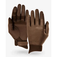 Produktbild von Tredstep Show Hunter Reithandschuhe aus Leder Braun Unisex Taille 6