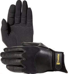 Produktbild von Tredstep Showjump Pro Reithandschuhe aus Leder Schwarz Taille 7 Unisex
