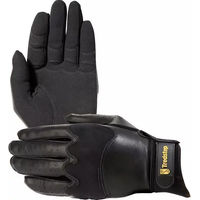 Produktbild von Tredstep Showjump Pro Reithandschuhe aus Leder Schwarz Taille 8,5 Unisex