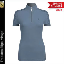 Produktbild von Tredstep Sligo Pro Reitshirt Damen Blau Größe L