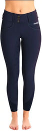Produktbild von Tredstep Solo Volte II Reithose Damen Full Grip Blau Größe 42