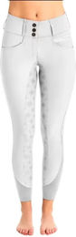 Produktbild von Tredstep Solo Volte II Reithose Damen Full Grip Weiß Größe 42