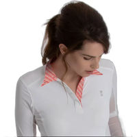 Produktbild von Tredstep Symphony Paris Reitshirt Damen in Rosa und Weiß aus Nylon Größe 32/34