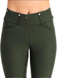 Produktbild von Tredstep Tempo Reithose Damen Full Grip Grün Größe 42